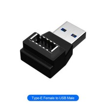 USB 3.1 3.2 Front Type E Female to USB 3.0 Male Adapter for Computer motherboard