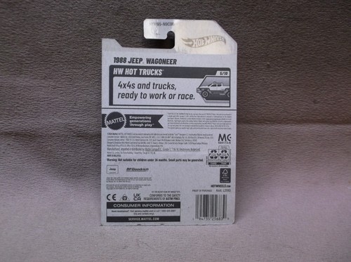 HOT WHEELS 2025 #44 LAVENDAR 1988 88 JEEP WAGONEER 4X4 SUV OFF ROAD MUD DIRT - Picture 3 of 3