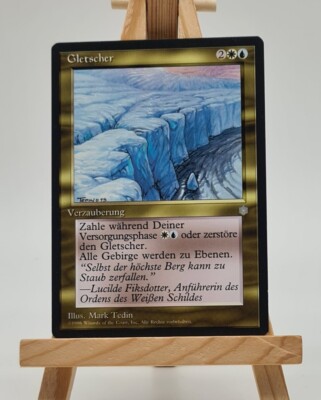 Gletscher  Eiszeit Magic Karte MTG deutsch (Glaciers)