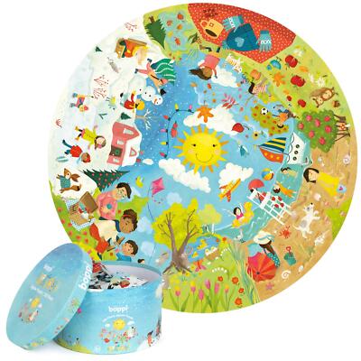 Kinder Puzzle 150 Teile Boppi Jahreszeiten mit 100% recycelter Karte