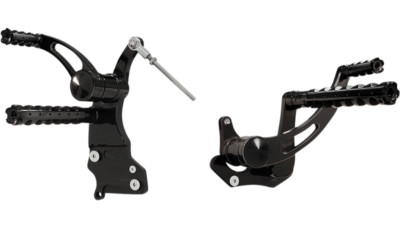 Accutronix Muzzle Brake Forward Control Black Harley  Davidson 2009-2013 touring