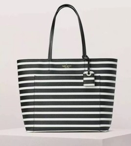 Details About Nwt Kate Spade Stripe Hyde Lane Riley Shoulder Tote Bag