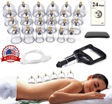 Ventosas De Acupuntura 24 Pcs Set Chinas Para Terapia Masajes Celulitis Masaje
