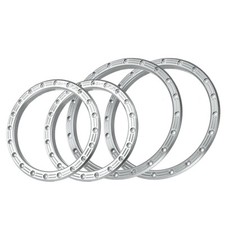 GPM Aluminum Replacement Wheel Rings Silver for X-Maxx (for 2 Wheels)