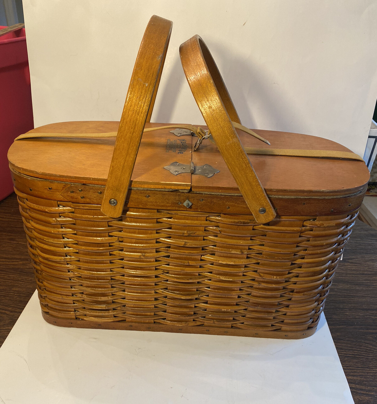 Vintage Hawkeye Refrigerator Picnic Basket. Excellent Condition! eBay