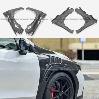 For Subaru VBH WRX EPA-Style Front Vent Fender Mudguards Carbon Fiber Bodykits