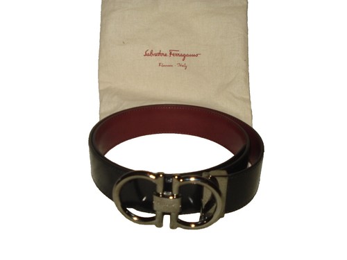 $595 Salvatore Ferragamo BLACK CALF Leather Belt Size 65,70,75,80,85 Salvatore Ferragamo | Accessories | 595 Salvatore Ferragamo  main image 3