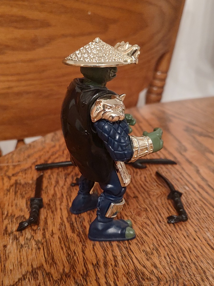 TMNT 1994 SHOGUN LEO 100% COMPLETE! (GOLD ARMOR/BLACK TMNT 1994 SHOGUN LEO 100% COMPLETE! (GOLD ARMOR/BLACK