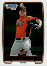2012 Bowman Chrome Bobby Bundy #BCP198a Prospects Baltimore Orioles