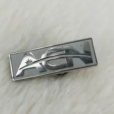 ACN Telecommunications Silver Tone MLM Advertising Lapel Pin