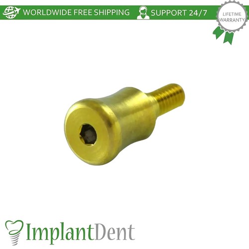 5x tappo curativo concavo standard in titanio protesi dentali Int Hex 2,42 mm - Foto 5 di 11