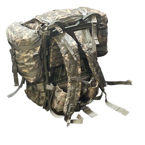 US ARMY MOLLE II RUCKSACK ACU, + Gratis Bauchtasche, + Ein Zufall Pouch in ACU - 第 1/21 張圖片