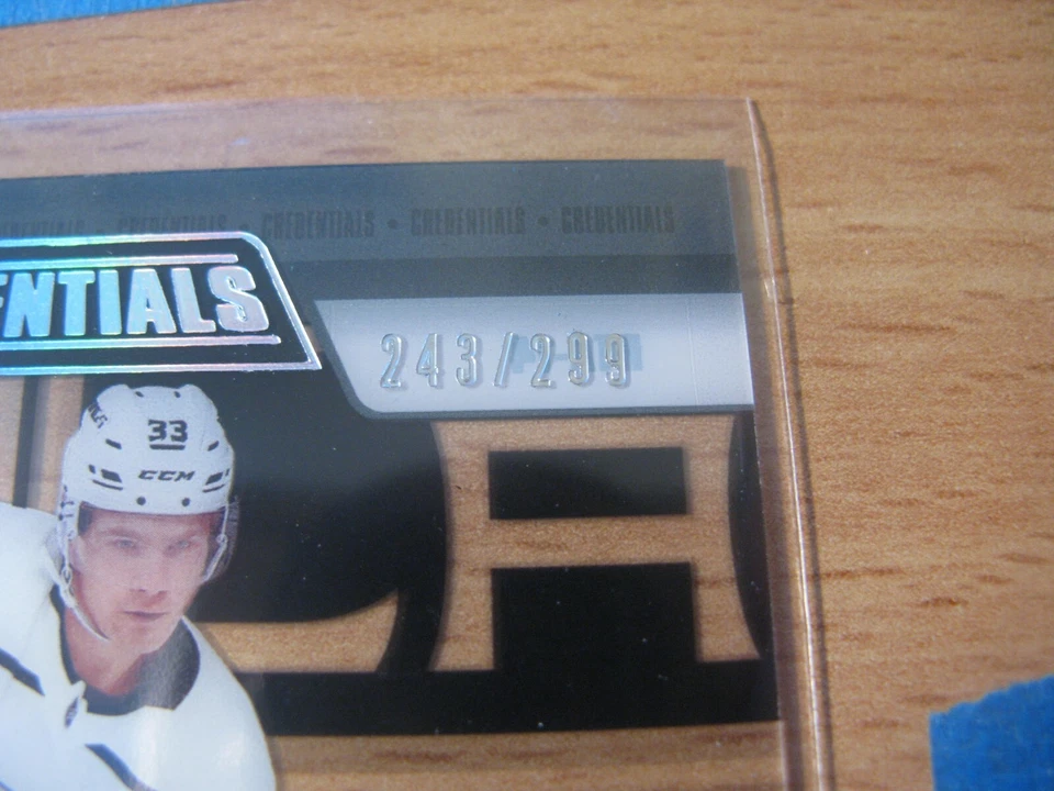 2019-20 Upper Deck Credentials RC /299 Tobias Bjornfot Los Angeles Kings #14 - Image 2 of 2