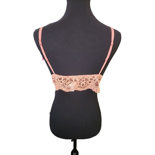 Colsie Wavelight Coral Lace Bralette - Support- XL - 38DD/40D - NWT - Picture 3 of 5