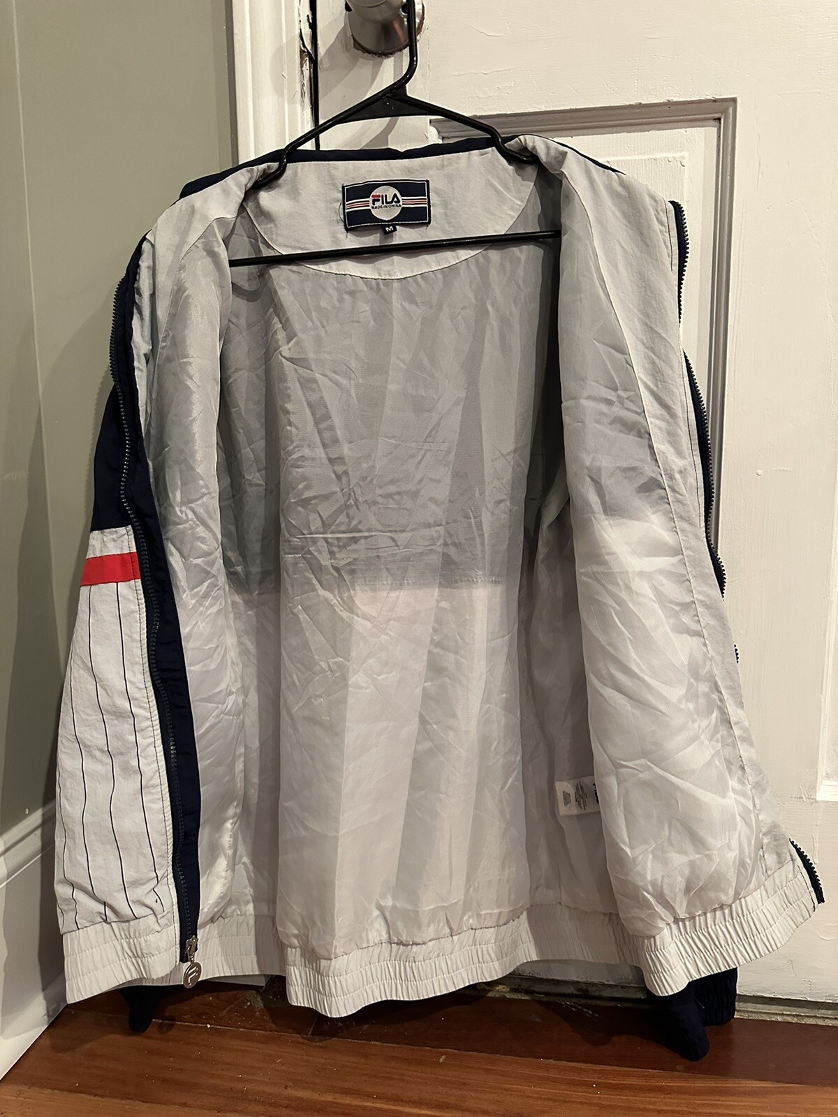 FILA GIACCA TUTA UOMO VINTAGE ATLETICA PRIMO SHELL LM171YB8 410 PECOAT