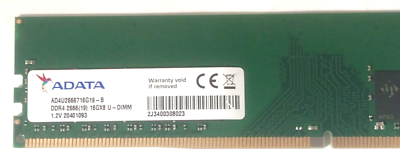 16GB ADATA AD4U2666716G19-B DDR4-2666MHz 288-pin PC4-21300 CL19