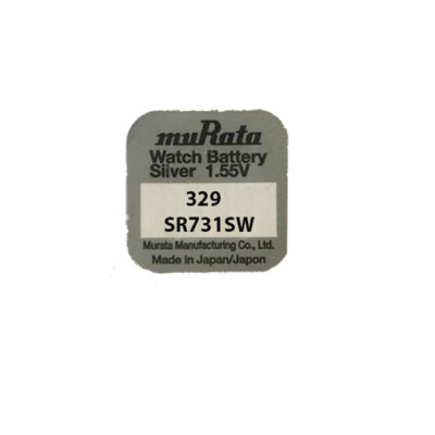 25 x Murata eh. Sony 329 Uhrenbatterien 1,55 V SR731SW SR731 Knopfzelle