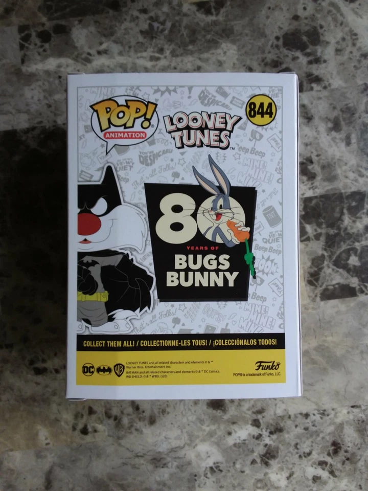 Funko Pop! Animación DC Looney Tunes - Sylvester como Batman Exclusivo para JOVE [BOVEDA Foto 3 de 4