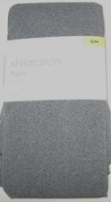 XHILARATION - NEW - SMALLMEDIUM - 40 DENIER - GRAY FOOTED TIGHTS