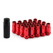 20pcs M12x1.5mm1.25mm Extended Steel Tuner Open Ended Wheel Lug Nut
