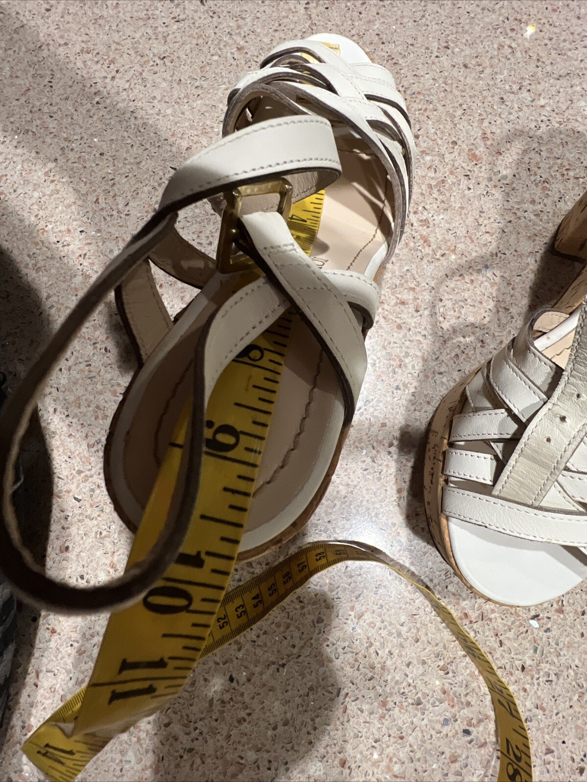 GASTONE LUCIOLI PLATFORM CRISS-CROSS STRAP WOMEN'S $395