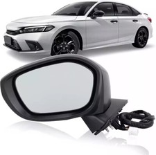 Left Driver Side Mirror 2022 2023 2024 2025 Honda Civic Sedan/Hatchback,Mirrors