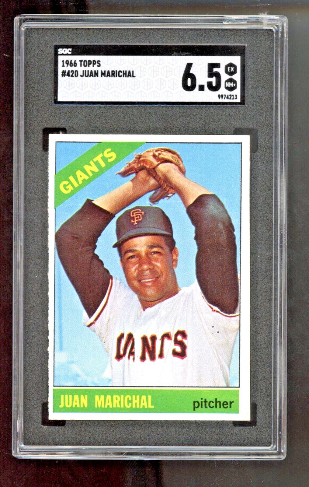 1965 Topps Baseball Juan Marichal #50 SGC 6.5 Giants