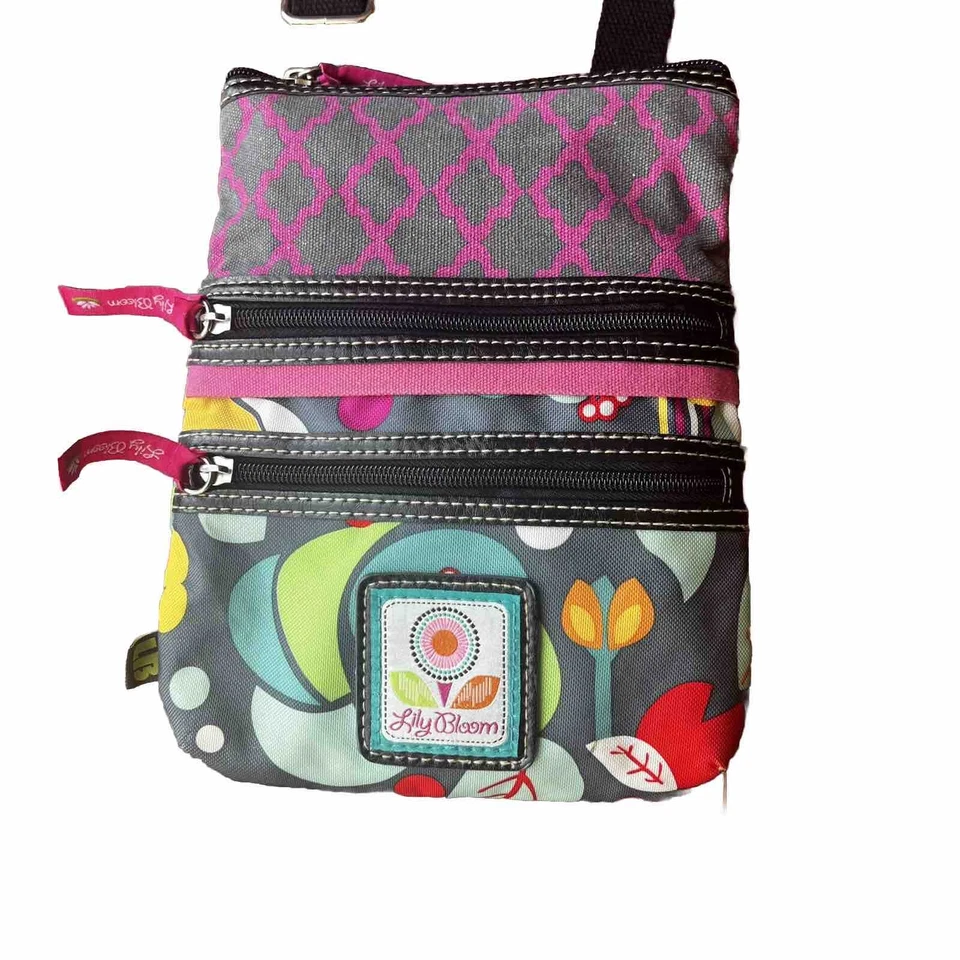 Bolso Bandolera Lily Bloom Bolso de Mano Colorido Bolso de Hombro Cremallera Foto 2 de 4