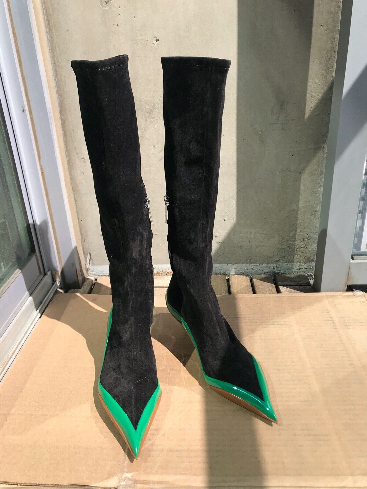 CALVIN KLEIN 205W39NYC by Raf Simons Leather Boot Black Size 37 | eBay