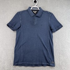 Calvin Klein Men's Polo Shirt Size Medium Short Sleeve Blue New 49.50