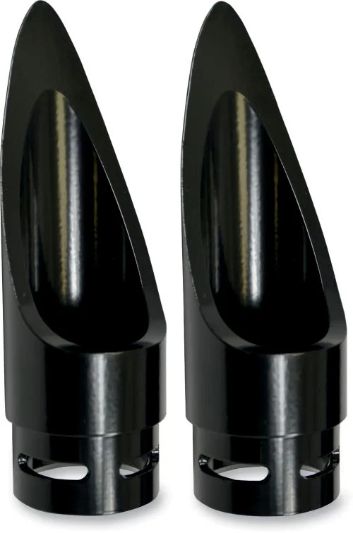 Baron Accesorios Personalizados Family Jewel Puntas de Escape - Festoneado - Negro 1812-0199 Foto 2 de 4