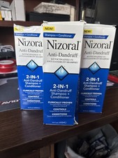 Nizoral Anti-Dandruff 2-In-1 Shampoo  Conditioner 14oz Each EXP 02/2027, 3 PACK