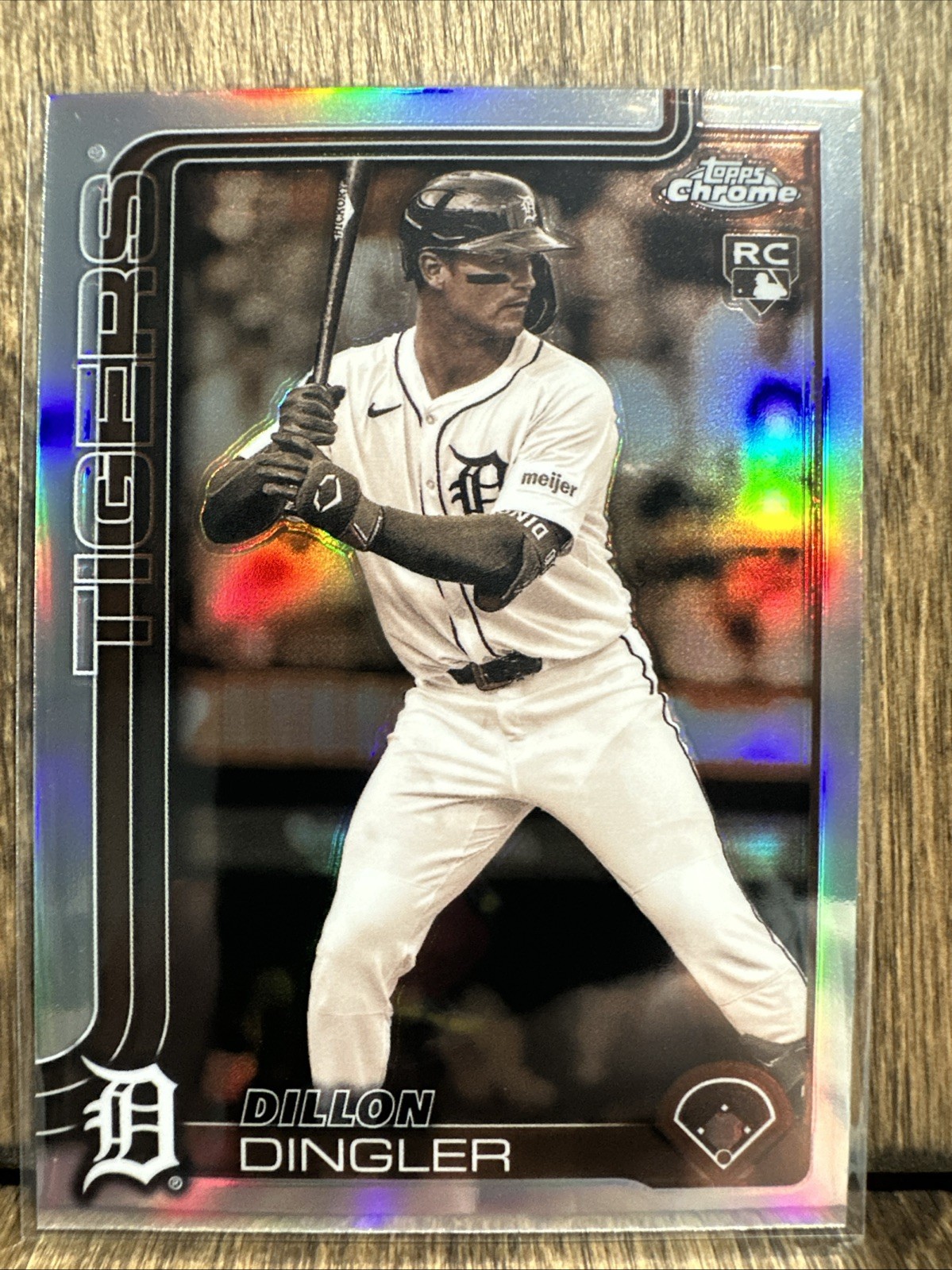 2025 Topps Chrome Dillon Dingler #274 Sepia Refractor RC Detroit Tigers