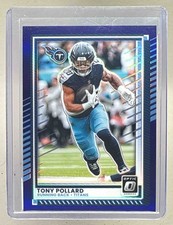 Tony Pollard 2025 Panini Donruss Optic #181 Purple Prizm /60