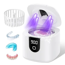 Ultrasonic Retainer Cleaner Machine for Aligner Jewelry Mouth Guard Cleaner