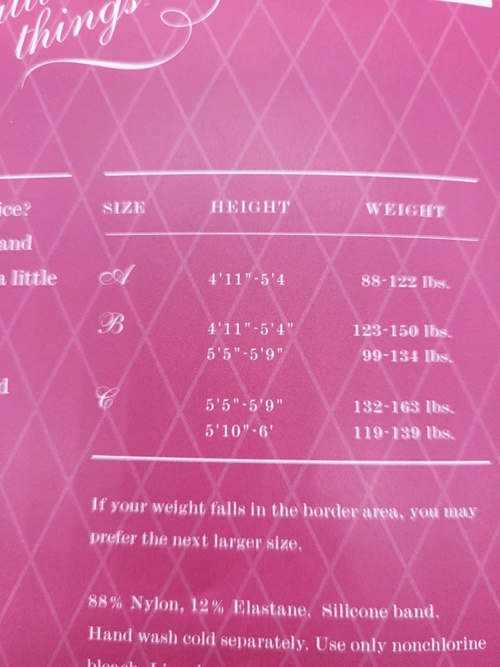 VTG Victoria’s Secret Fish Net Thigh Highs Smooth Band Black B Sexy Vixen NEW - Image 4 of 4