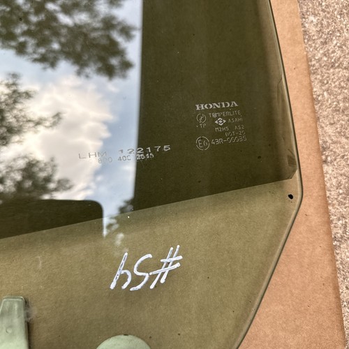 Honda S2000 Driver Door Window Glass 00-09 Ap1 Ap2 #54 - Picture 2 of 2