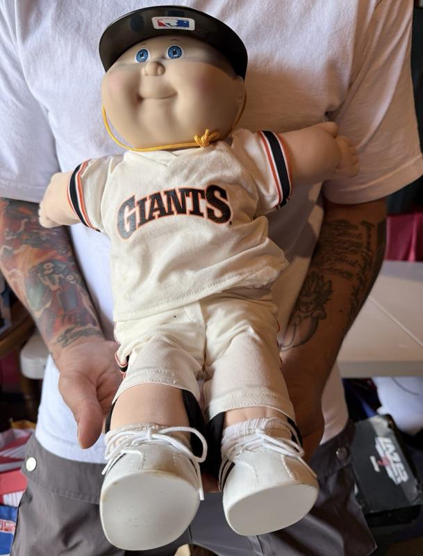 Play Doll in San Francisco Giants Uniform w/ Hat & Shoes