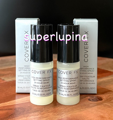 2x Cover FX High Performance Setting Spray NEW Deluxe Sample 0.33 fl.oz