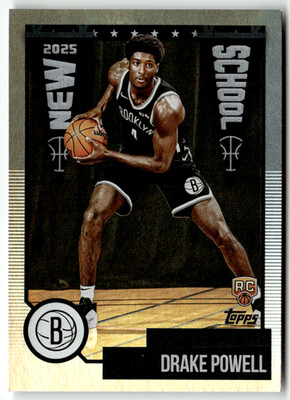2025 Topps Flagship NBA No. NS-22 Drake Powell Rookie New School