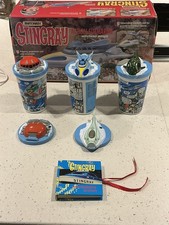 STINGRAY 1993 RARE CUPS & COLLECTIBLE LIDS PIZZA HUT GERRY ANDERSON & 1993 BOX