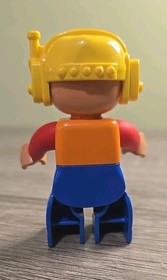 LEGO DUPLO Replacement Figure. Truck & Tracked Exavator Driver 10812 Builder 