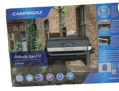 Campingaz Gasgrill Attitude2go CV, raucharmer Tischgrill, tragbarer Balkon-Grill