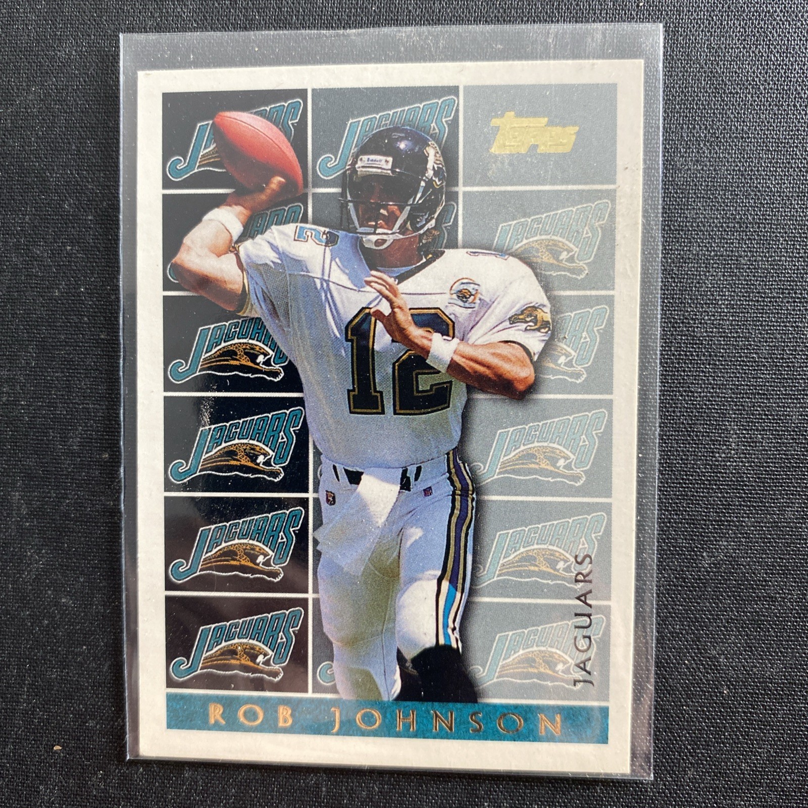 1995 TOPPS ROB JOHNSON #459 JACKSONVILLE JAGUARS INAUGRUAL SEASON RC CARD USC