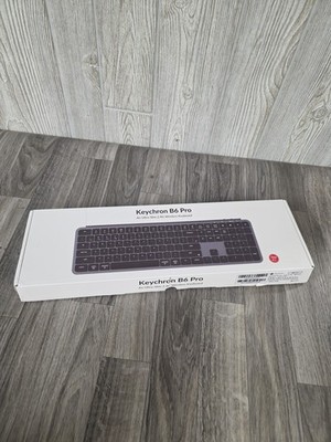 Keychron B6 Pro Wireless Keyboard   Space Gray   Ultra-Slim 2.4G   Full Size Lay