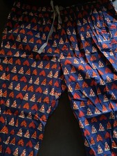 Sleepwear Pajama Pants XL Pizza Graphic Lounge Drawstring Waist