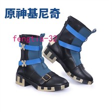 Genshin Impact Kinich Cosplay Shoes Mid-calf Boots Halloween Party Costume Shoes