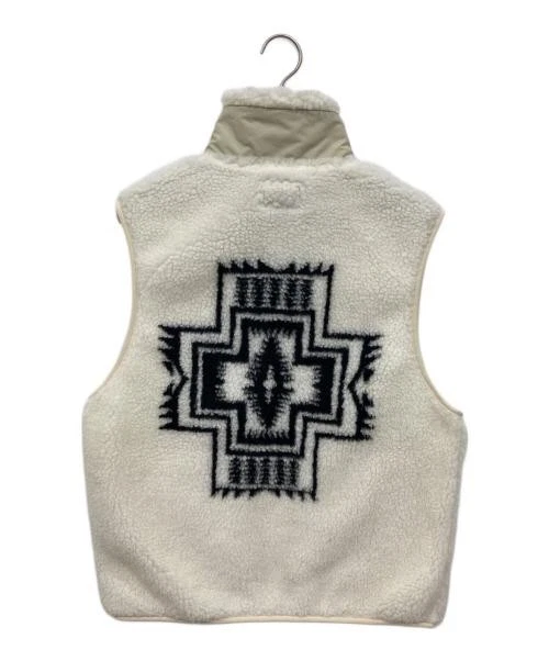 PENDLETON                    Boa fleece vest ivory 4475-7017 - Image 2 of 3