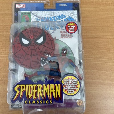 Marvel Spider-Man Classics: Spider-Man 6'' Action Figure with Comic Book