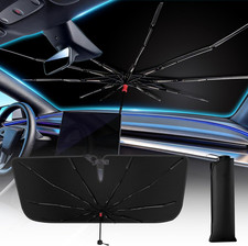 Windshield Sun Shade Umbrella, Foldable Car Sunshade for Front Windshield, UV Bl